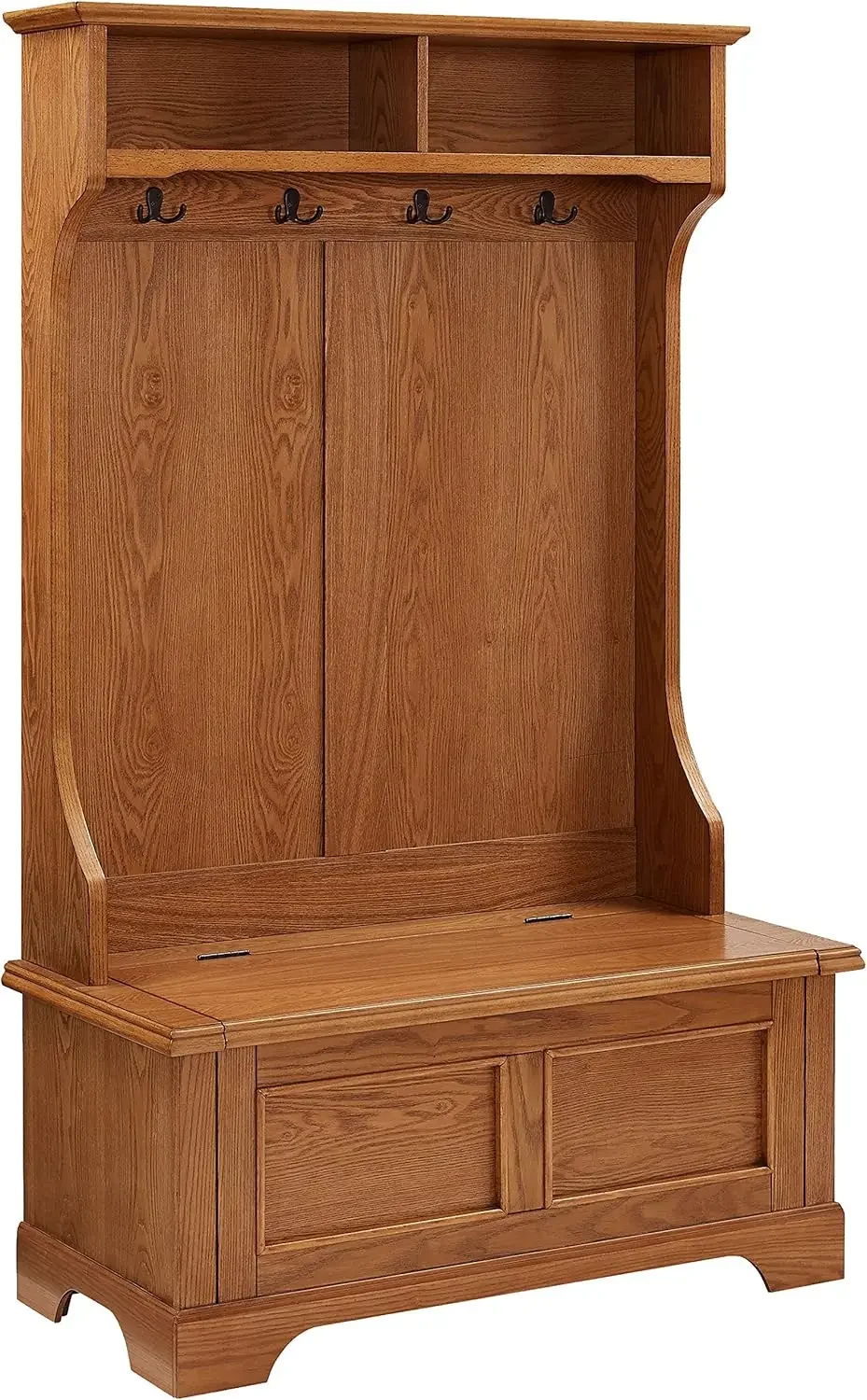 Crosley Furniture Campbell Hall Tree - Oak