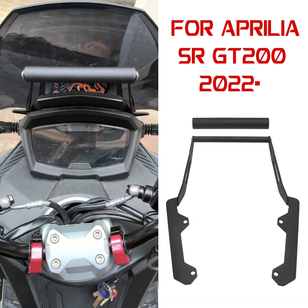 

For APRILIA sr gt200 SR GT200 GT 200 2022 2023 Motorcycle GPS Phone Navigation Mount Mounting Bracket Adapter Holder Part