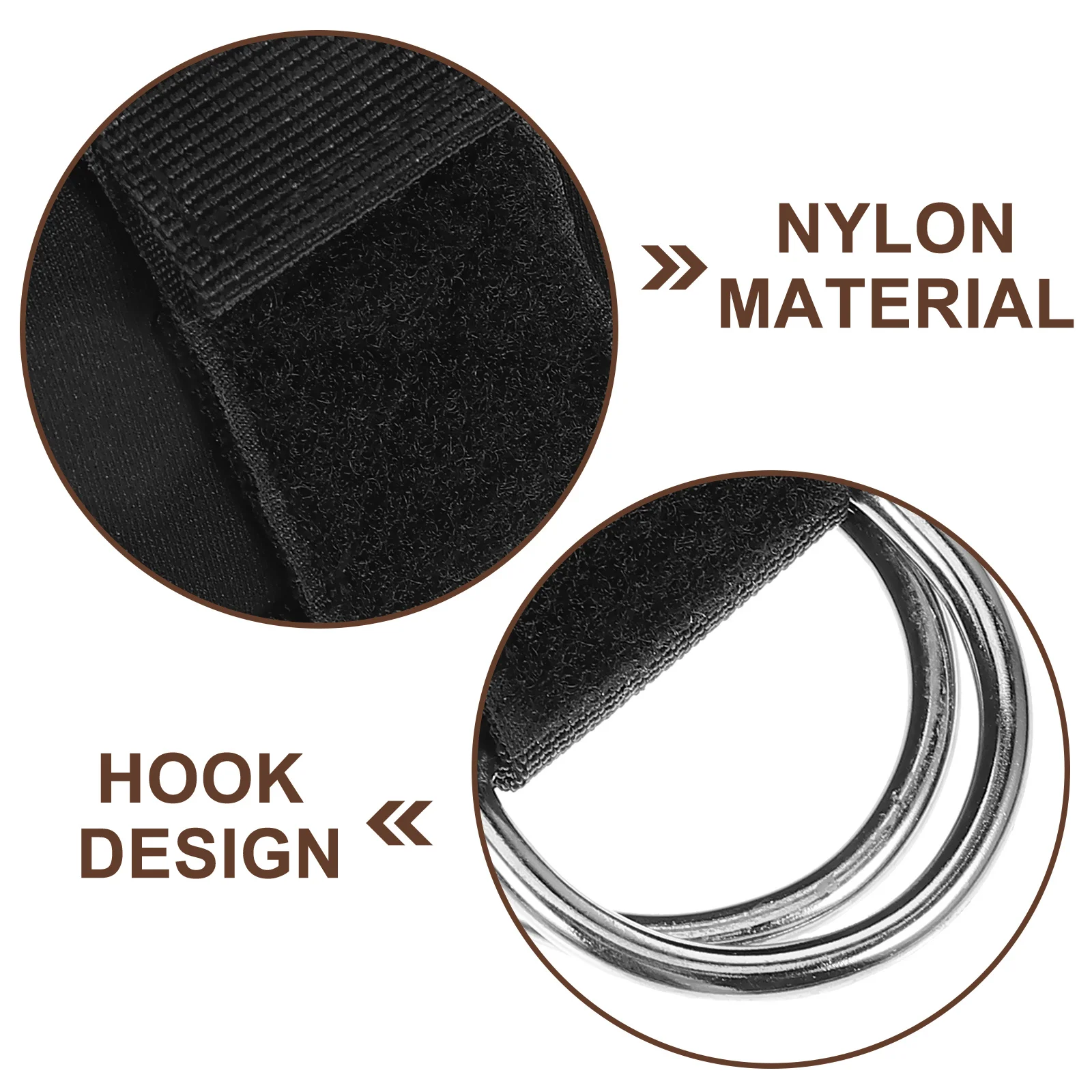 2 قطعة مرفقات الكاحل كابل لصالة الألعاب الرياضية أحزمة الكاحل القابلة للتعديل مع تصميم مشبك لتمارين الساق واللوت وتدريبات اللياقة البدنية