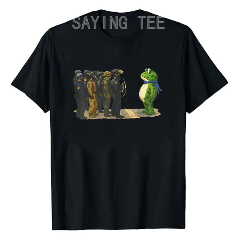 Lustiges Portland Frog Hop Protest Resist Frog No Kings Toad T-Shirt Ribbit Resist Repeat No Hope Without Hop Frogs Against Fascism – Detail 8