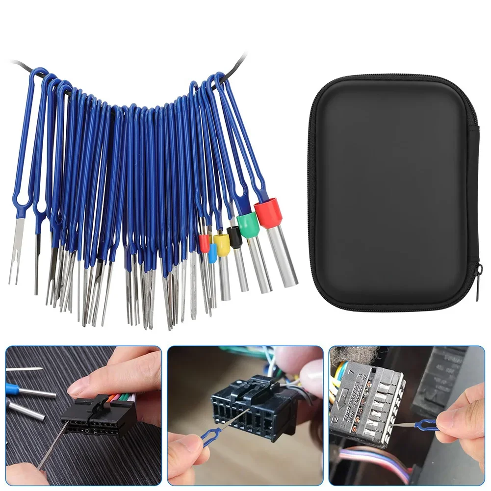 36Pcs Electrical Connector Terminal Removal Tool Kit Car Electric Pin Remover Wire Extractor Tool Set Automotive Repair Tools