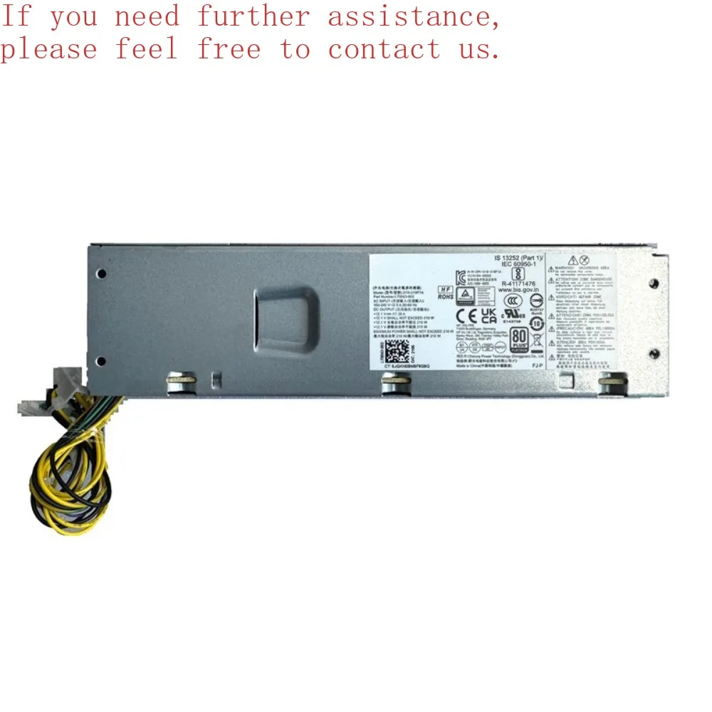 

For HP 400 G7 SFF 600 G6 D19-210P1A L70043-002 210W Power Supply