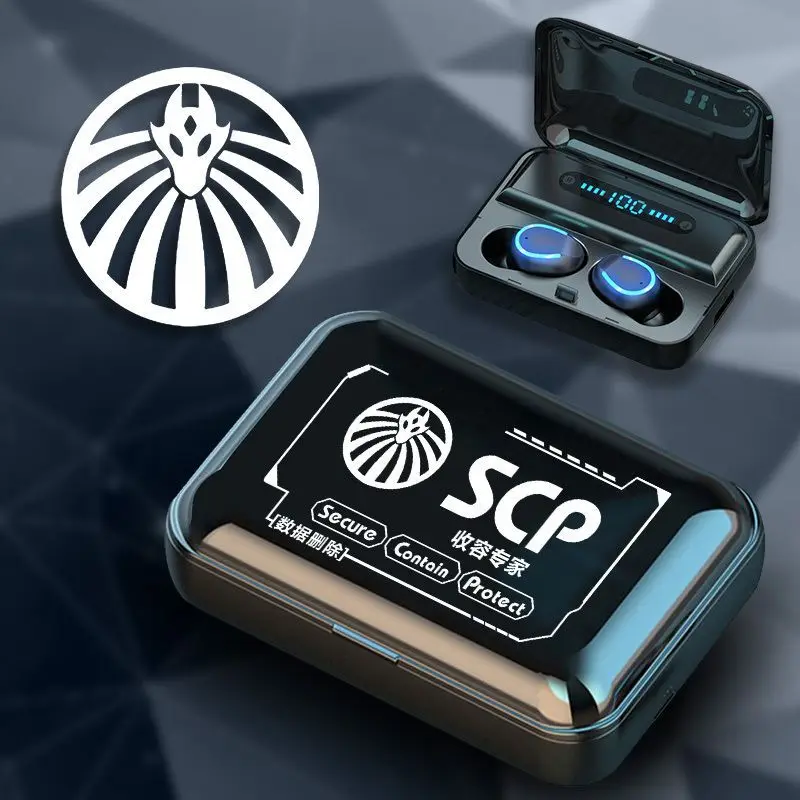 SCP boundation-سماعات رأس لاسلكية أنيمي ، سماعة رأس للألعاب HiFi في الأذن ، سماعات أذن للاعبين ، بلوتوث ، جودة عالية ، هدية ، IPX5