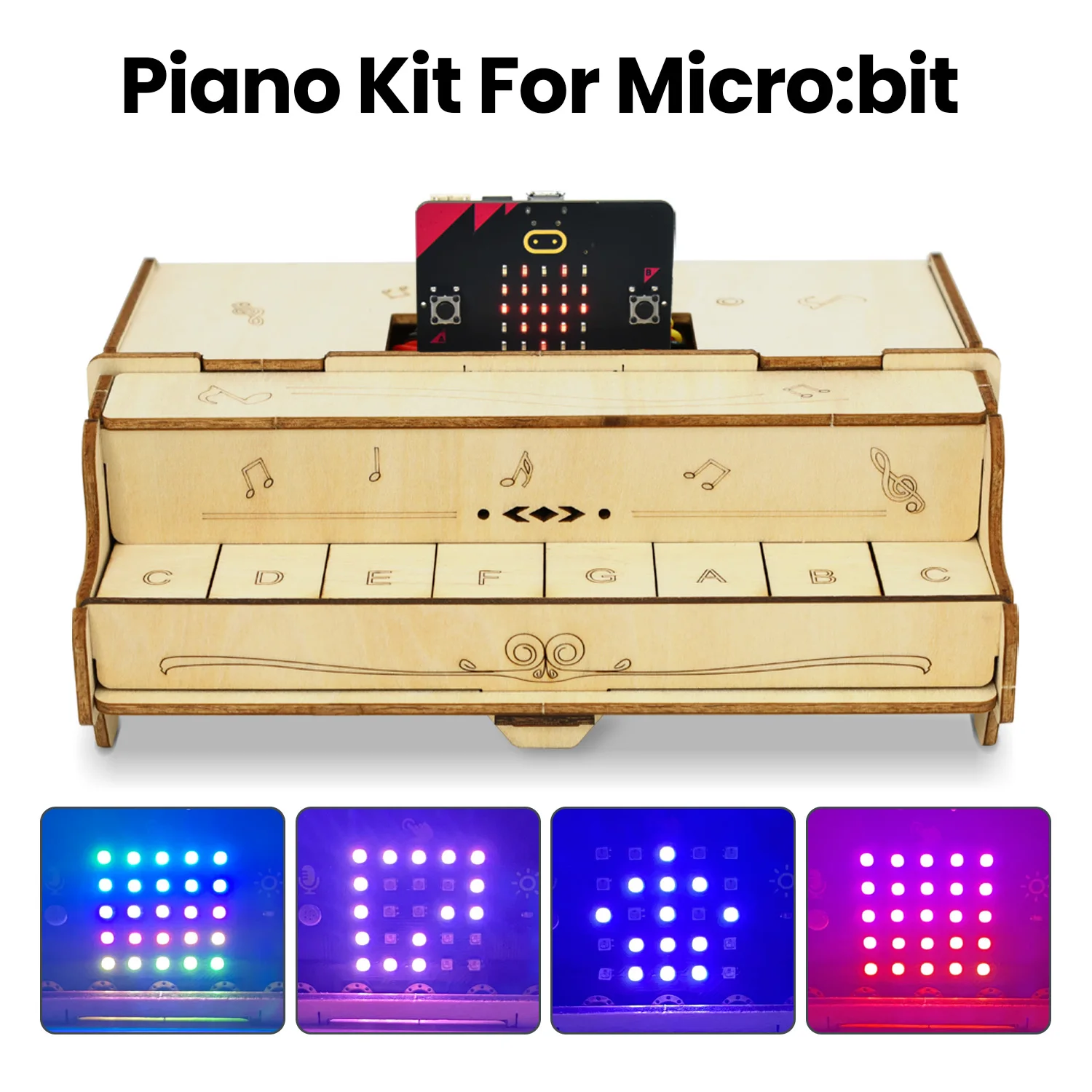 

Keyestudio ESP32 Piano Learning Kit DIY Button STEM Programming Toys For Arduino DIY Starter Kit ForMicrobit V2 Kit Teenager Toy