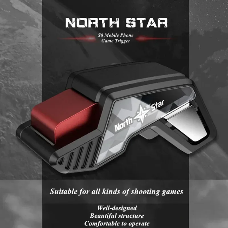 Điện Thoại Di Động Máy Chơi Game Joystick Cho PUBG Mục Đích Quay Trò Chơi Kích Hoạt Lửa Nút Dành Cho IOS IPhone Xiaomi Huawei L1R1 Khiển Chơi Game