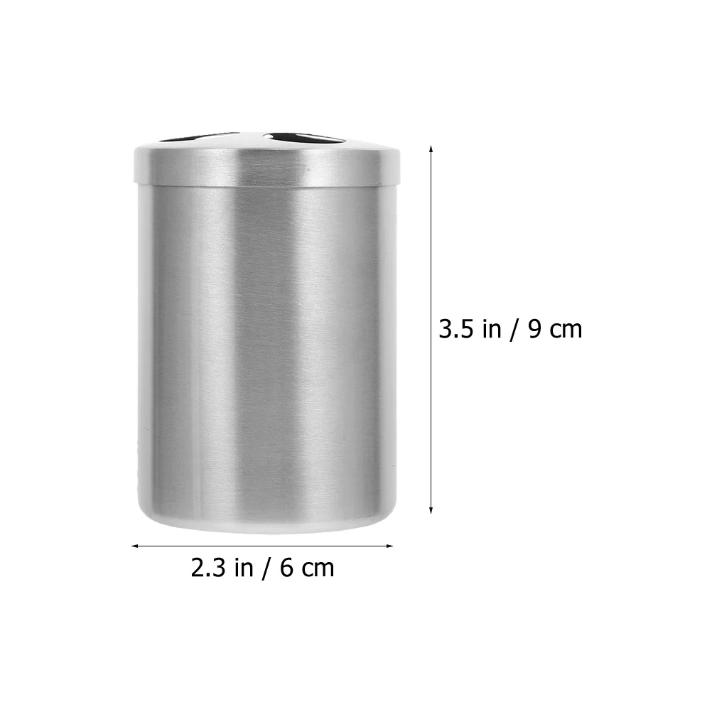 1 قطعة رف فرشاة الأسنان الفولاذ المقاوم للصدأ عدم الانزلاق الحمام تخزين حامل معجون الأسنان المنظم حامل فضي #2