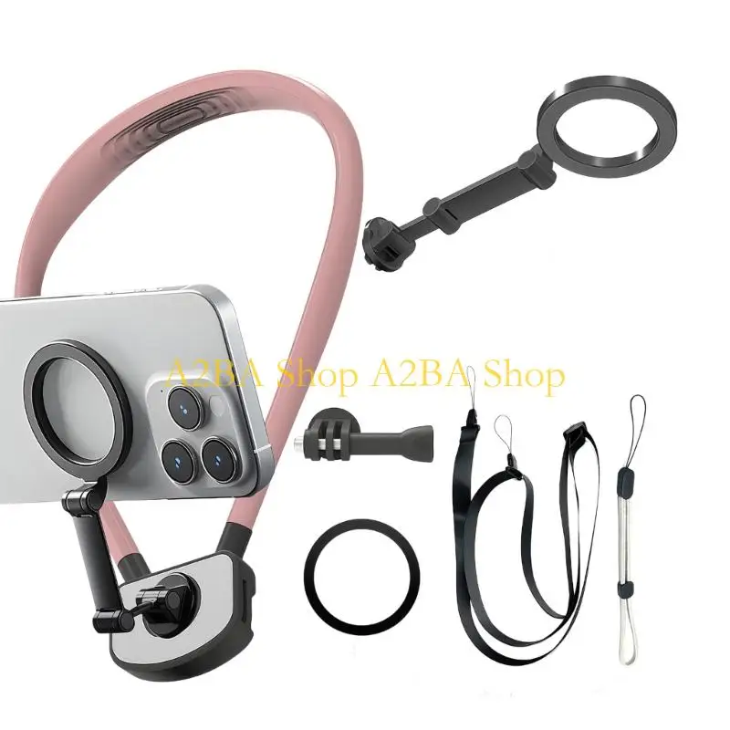A2BA Two Function Attachment Neck Holder Works For Smartphones And Cameras