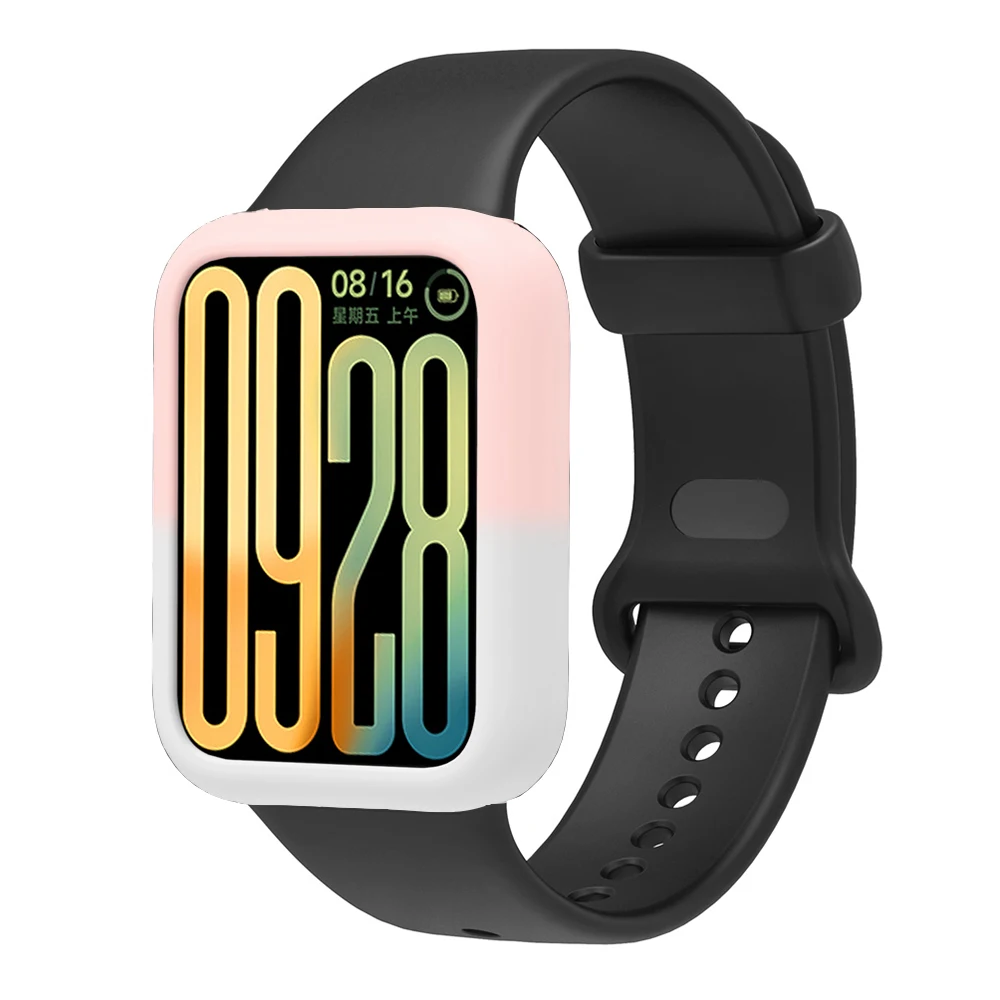 Custodia morbida in silicone per Xiaomi Band 9pro Custodia protettiva cava Orologio super leggero Sostituzione della custodia decorativa piuttosto