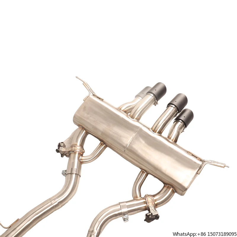 

Stainless Steel Exhaust Catback for M3/M4 G80/G82 S58 3.0T 76-89mm Mid Catback Valvetronic Muffler Exhaust Pipe