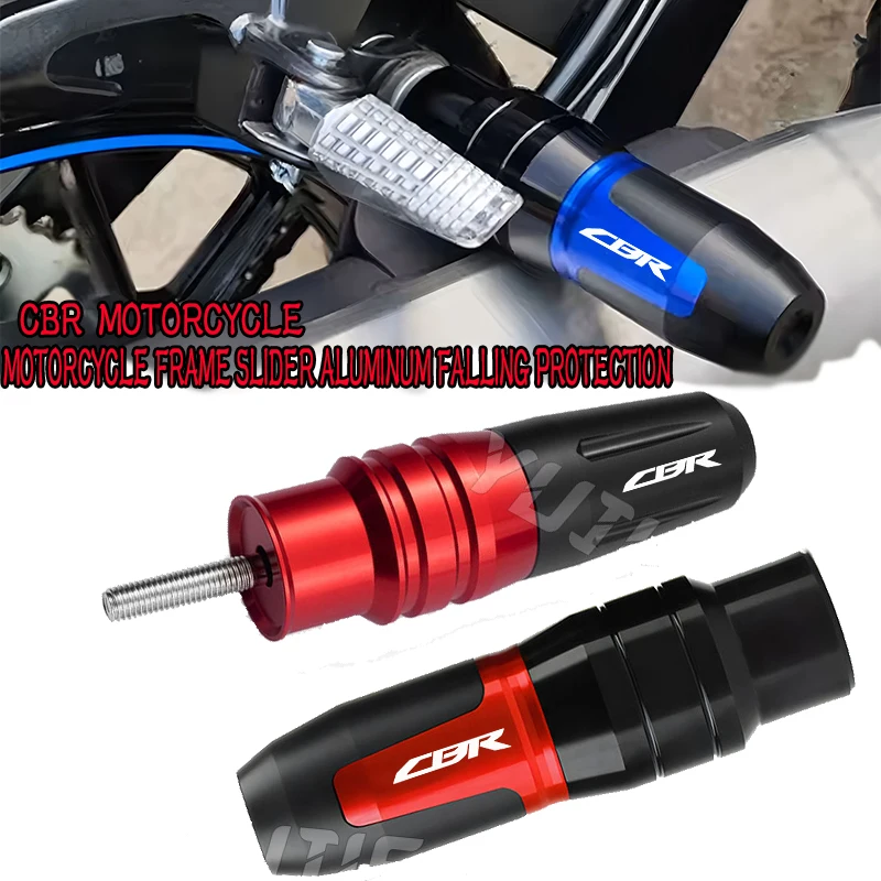 

LOGO CBR Motorcycle Frame Slider Aluminum Falling Protection For Honda CBR 929RR CBR929RR 2000 2001 Motorbike cbr929rr parts
