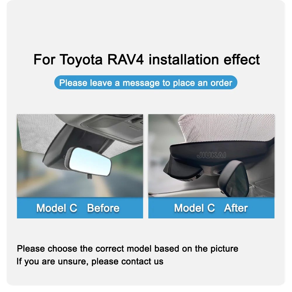 For Toyota RAV4 2019-2023 Harrier Venza 2022 Front and Rear 4K Dash Cam for Car Camera Recorder Dashcam WIFI Car Dvr Recording
