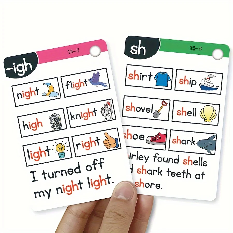 Read & Master Phonics Flash Cards: 67 - Card Set for English Learning"