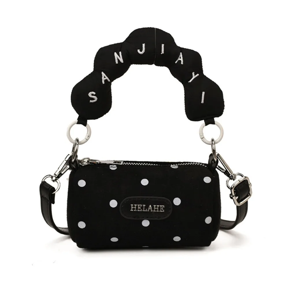 

Cute Autumn Winter Shoulder Bag PU Mini Tote Bag Suede Large Capacity Children Handbag Crossbody Bag