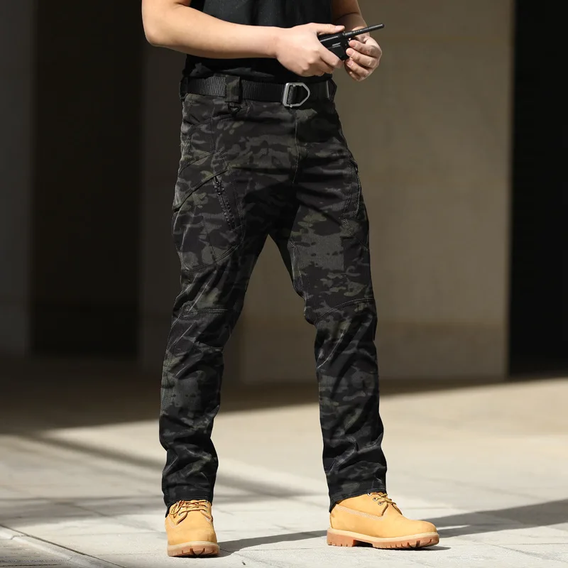 Salopette Unique pour Fans des Forces spéciales, pantalon tactique extensible et respirant, multi-poches, fermeture éclair sur le devant, pantalons décontractés d'extérieur, nouvelle collection