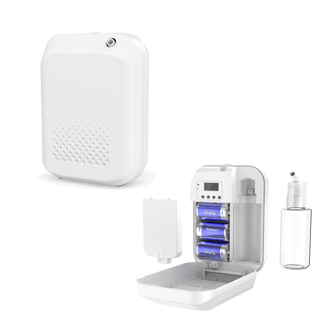 

Wholesale Small 150ml Electric Aroma Diffuser Battery Essential Oil Diffuser Wall Mounted Scent Diffuser