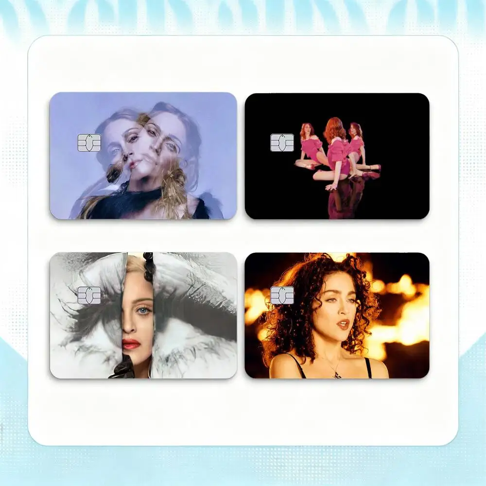 M-Madonna Confessions I Feel So Free  Credit Card HD Stickers Game Card Decal Small Chip Waterproof Sticker Gift
