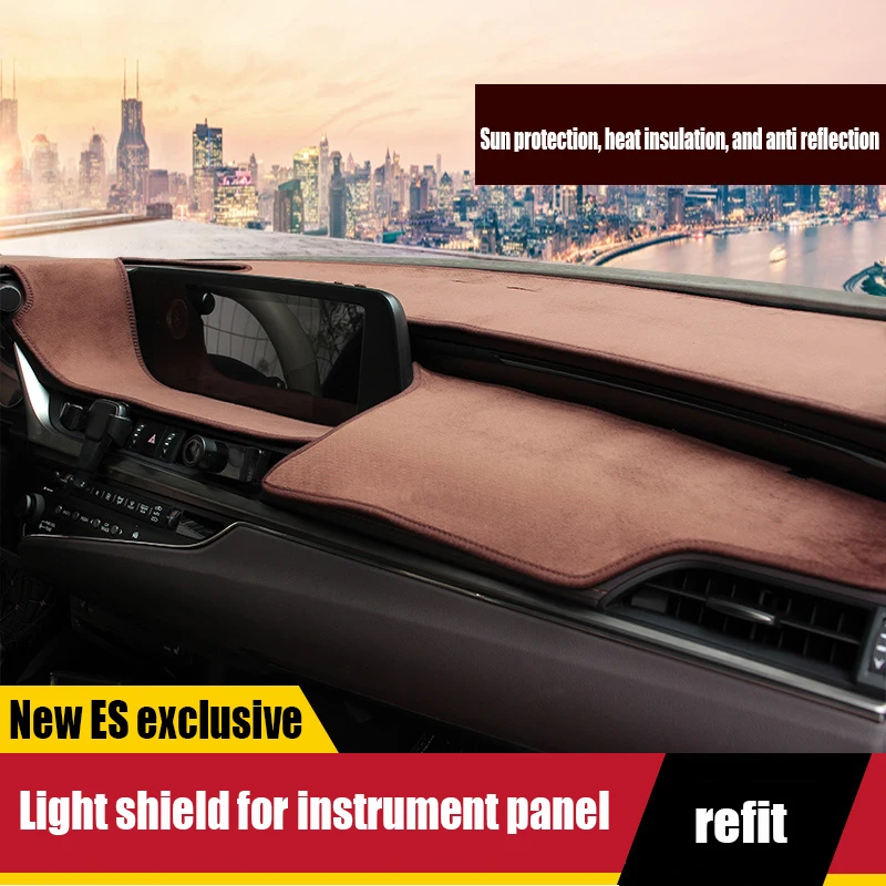 For Lexus new ES200 modified light avoidance pad 260 ES300h dashboard pad Sun protection Heat insulation pad