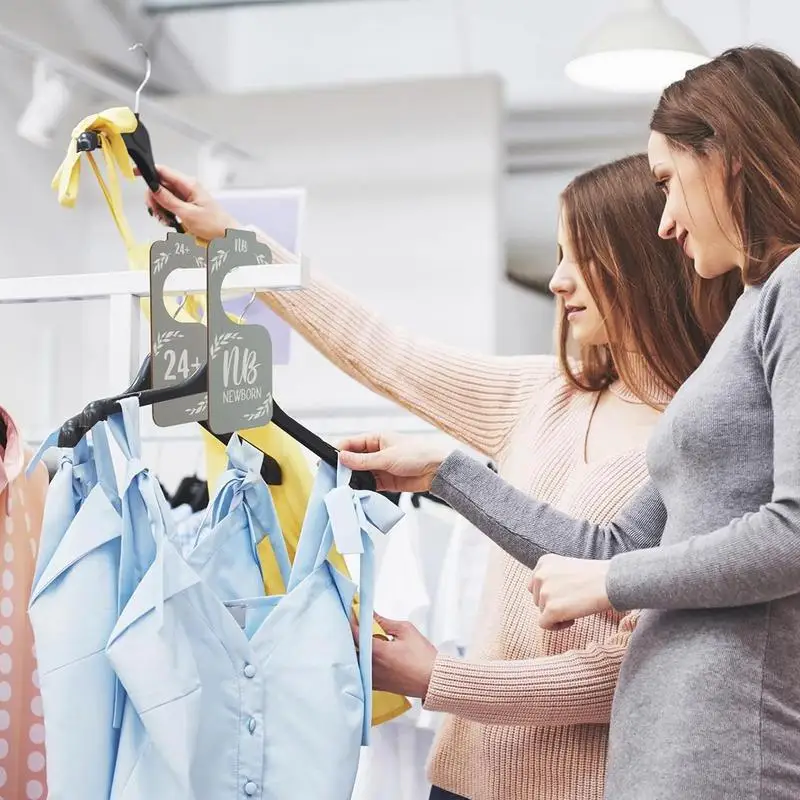 Divisori per vestiti per bambini per armadio organizzatore di vestiti per bambini in legno 8 pezzi divisori per appendiabiti per camera dei bambini forniture per bambini Boho