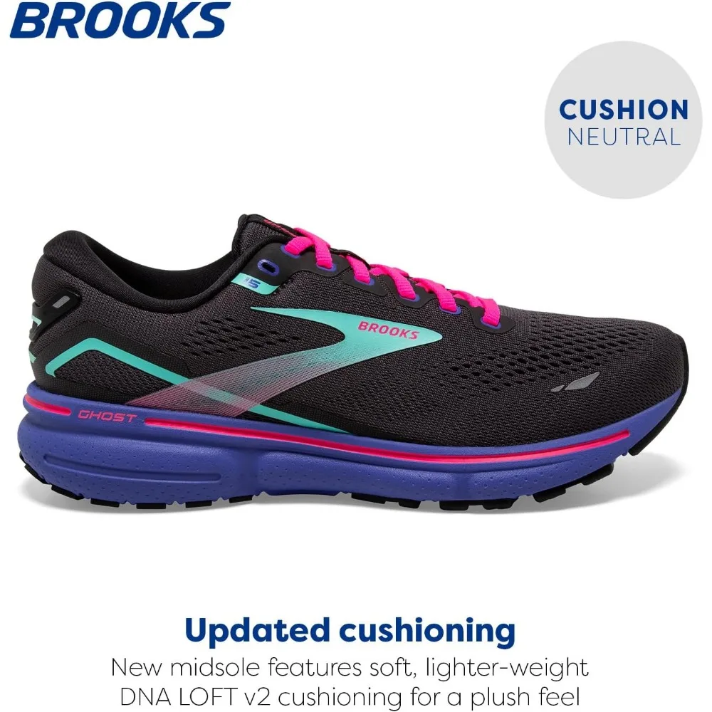 Brooks Women's Ghost 15 Neutral Running Shoe Comfortable sneakers