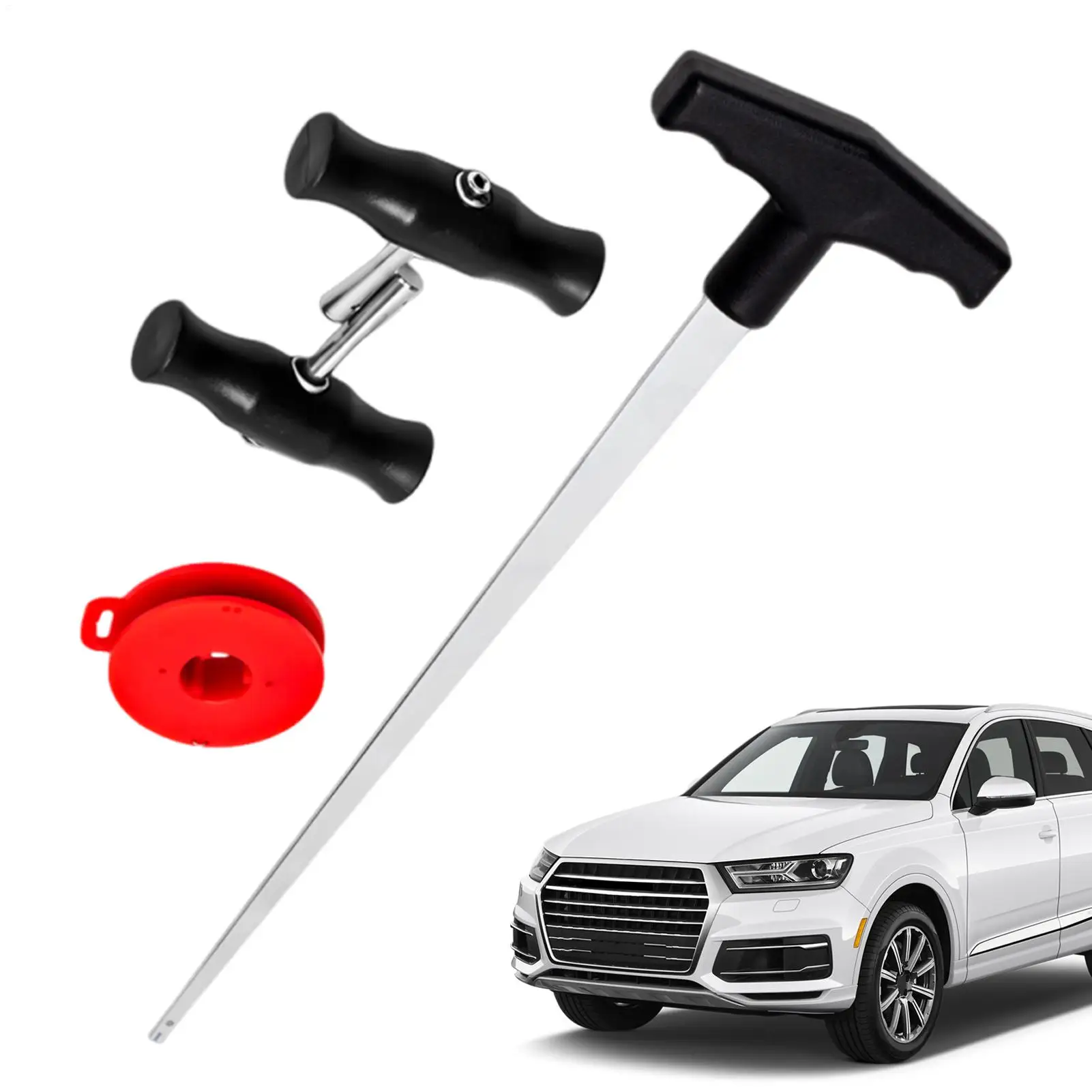 مجموعة أدوات إزالة الزجاج الأمامي على شكل حرف T من الفولاذ الكلاسيكي لوازم السيارات أدوات زجاجية للسيارات لقطع تثبيت نافذة إزالة الجليد