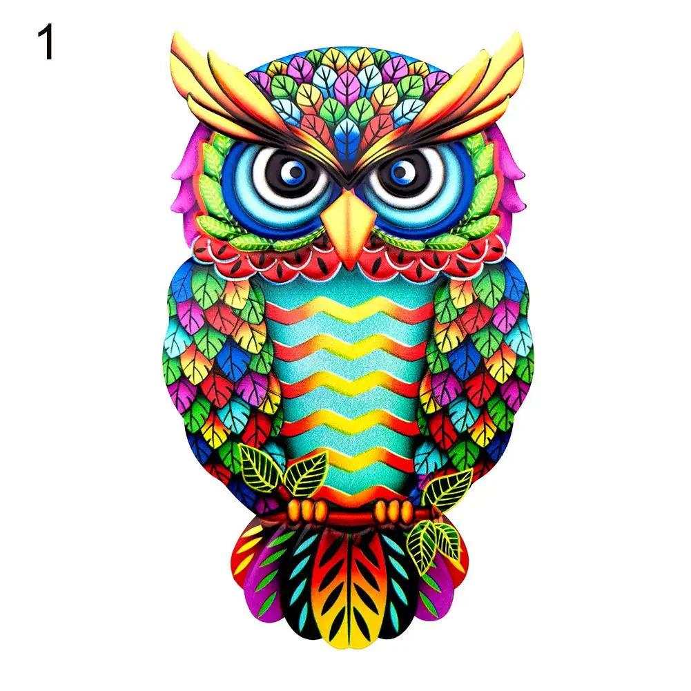 

Hanging Owl Decoration Home Fence Ornament Eye-catching Design Intricate Details Iron And Metal Long-lasting Material