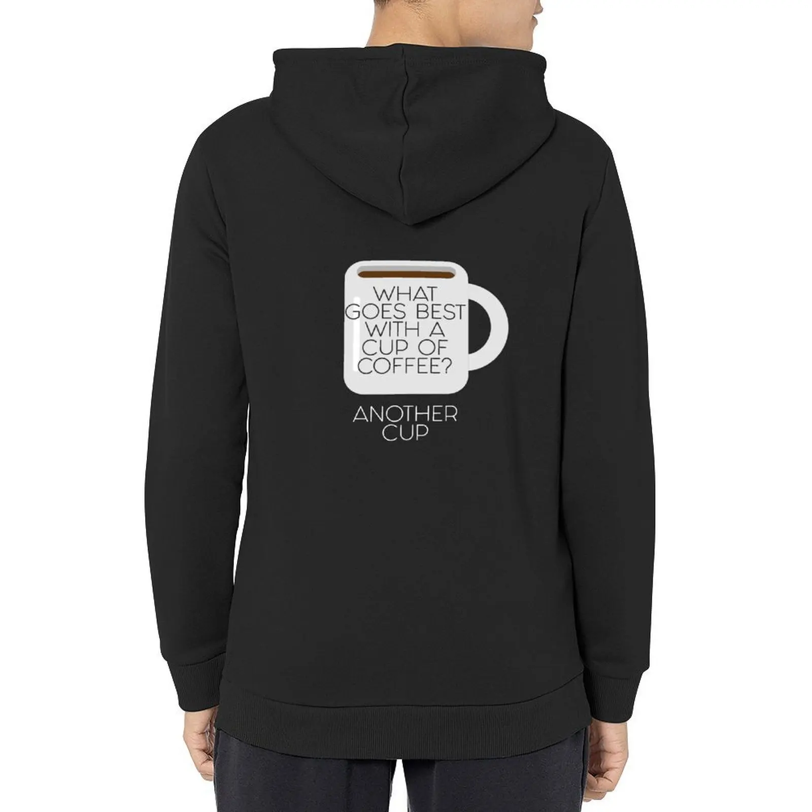 

What goes best with a cup of coffee Another cup Hoodie men wear anime clothing men's sweat-shirt aesthetic clothing tracksuit