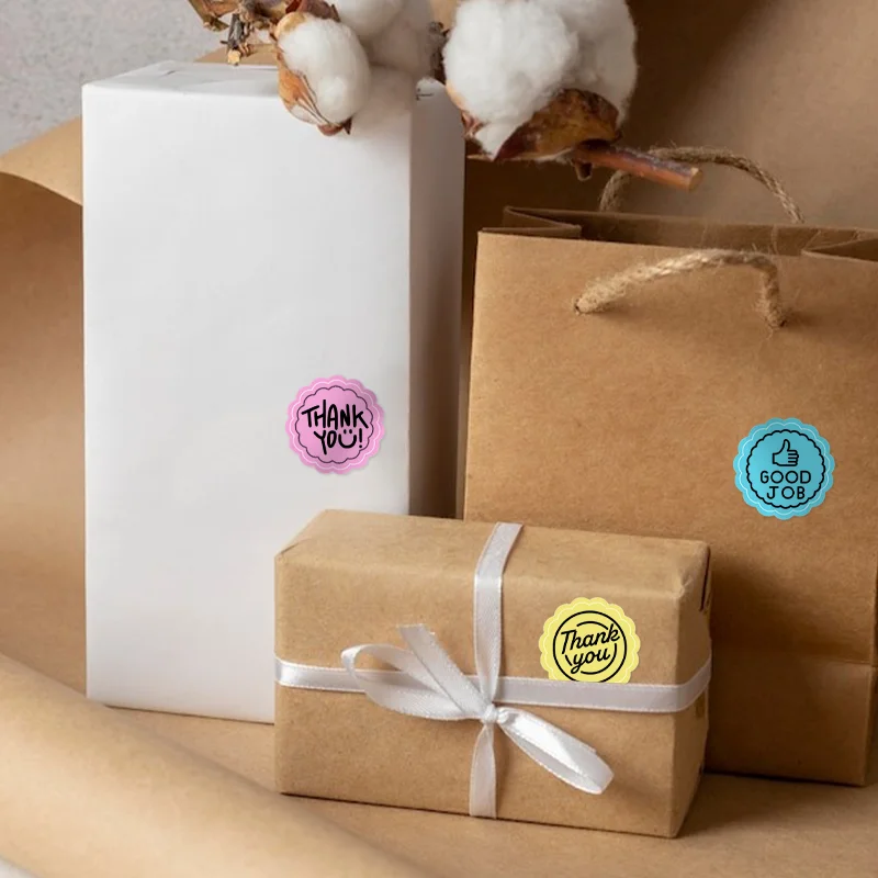 2 롤/세트 컬러 라벨 용지 열 스티커 구름 방수 라벨 귀여운 수제 DIY 스티커 포켓 프린터 선물용 사용