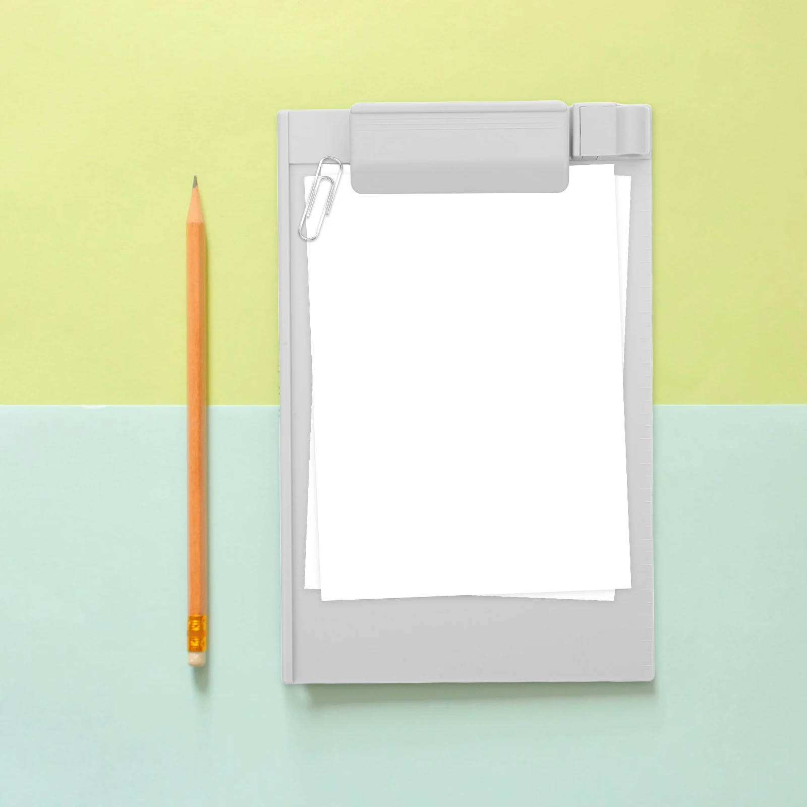 

Plastic A5 Clipboard Profile Clip Paper Holder Writing Folder For School Office Business Conference Use Grey