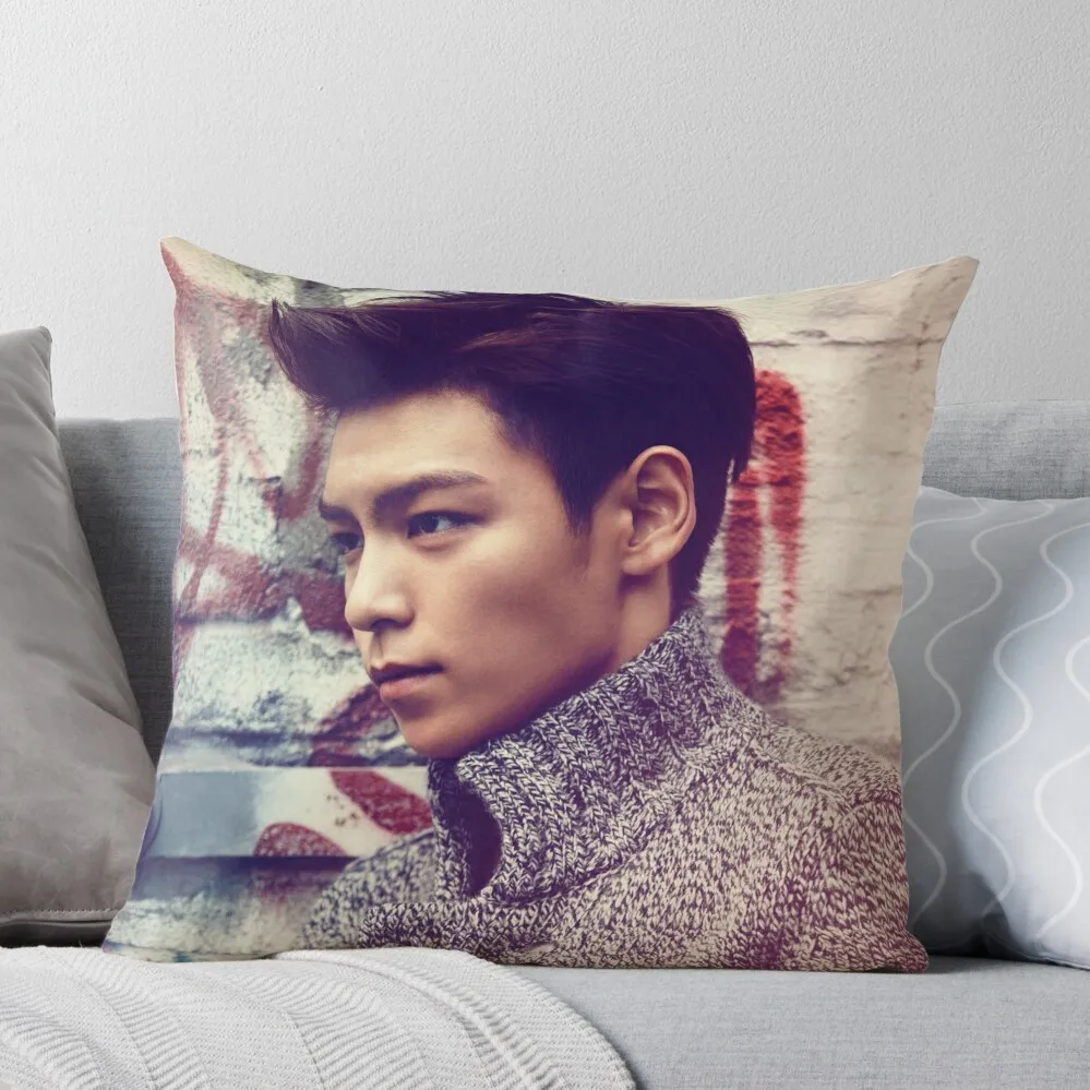 TOP BigBang Kpop Korea Choi Seung Hyun Throw Pillow Pillowcases Bed Cushions Sofa Cushion pillows decor home christmas supplies