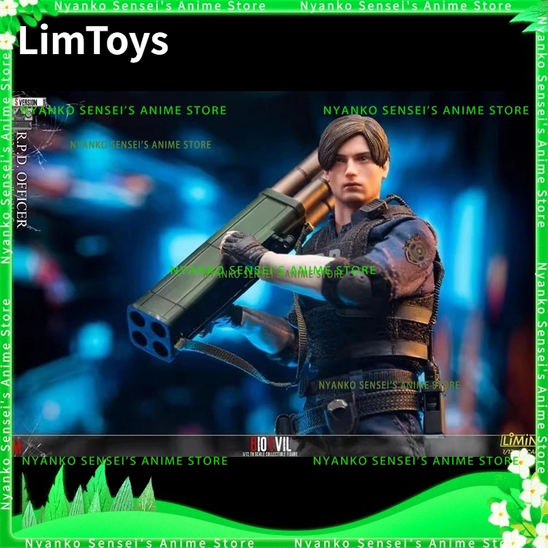 In Stock LimToys Leon S. Kennedy R.P.D. Officer 1/12 Action Figure Anime Model Trendy Toy Desktop Gift Doll Collectible