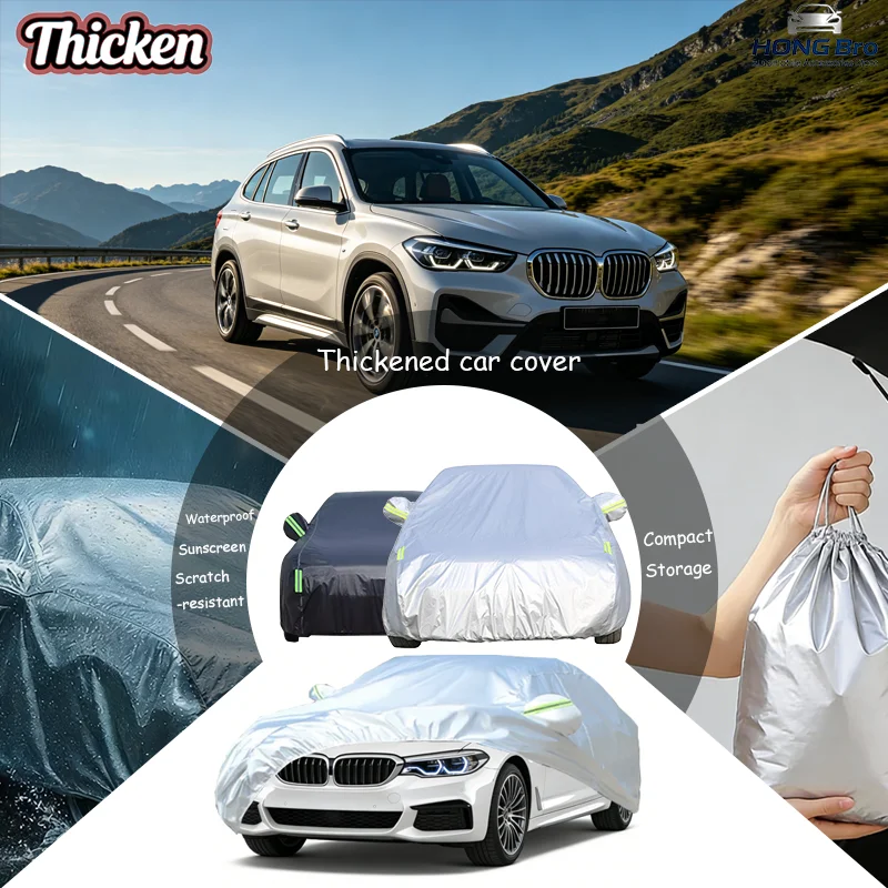 

For BMW X1 Outdoor Full Car Covers Snow Cover, Sunshade, Waterproof & Dustproof, Exterior Auto Accessories