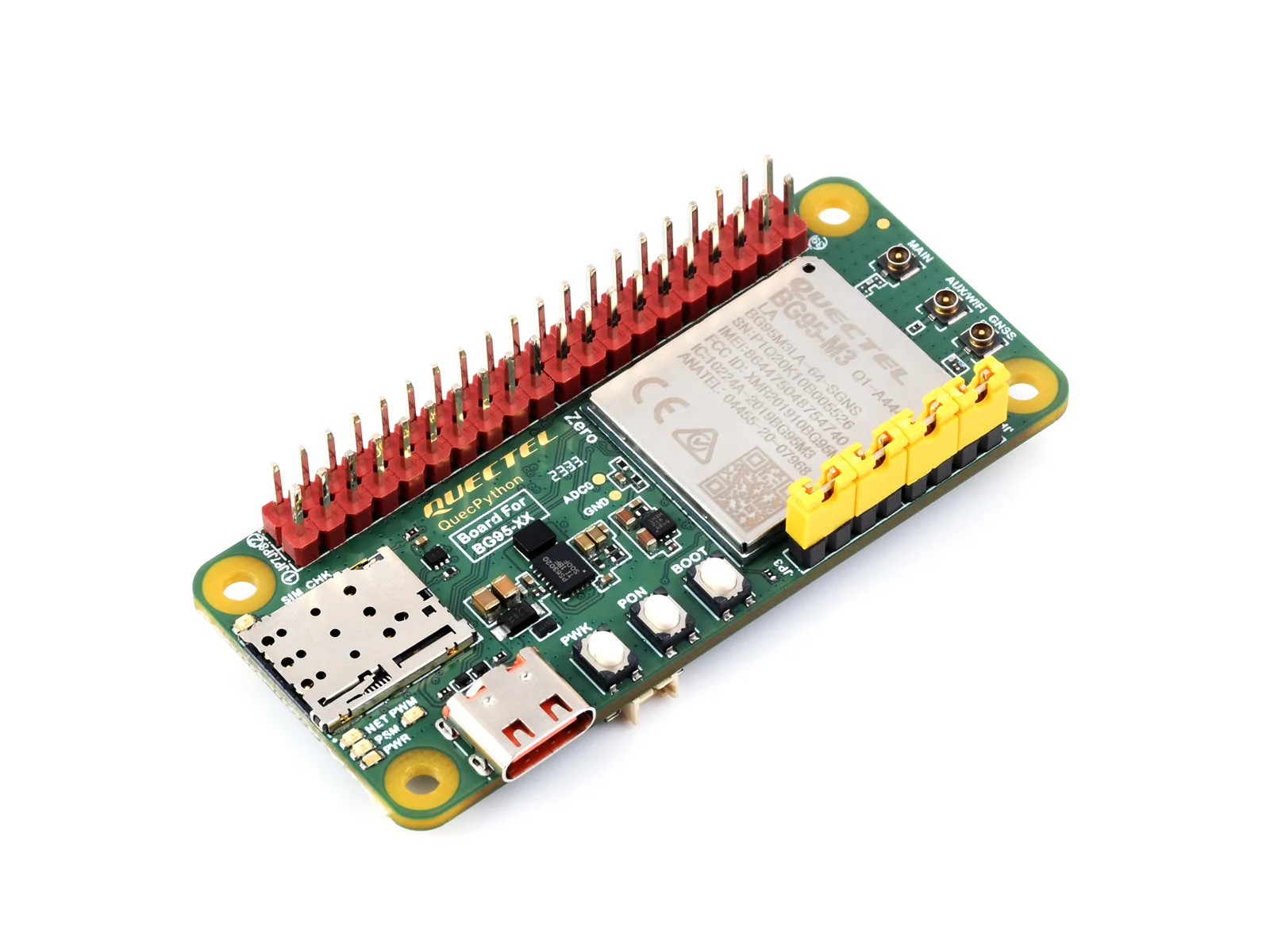 

BG95-M3 Zero,BG95 EVB Development Board Designed For QuecPython,Low Power,Supports LTE/EGPRS Communication/And GNSS Positioning