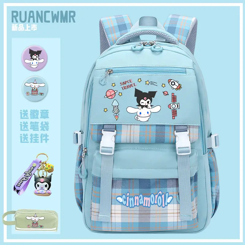 Sanrio Hello Kitty Backpack Mochilas Aestethic Kuromi Good-Looking Girls Children Students Bag School Bags