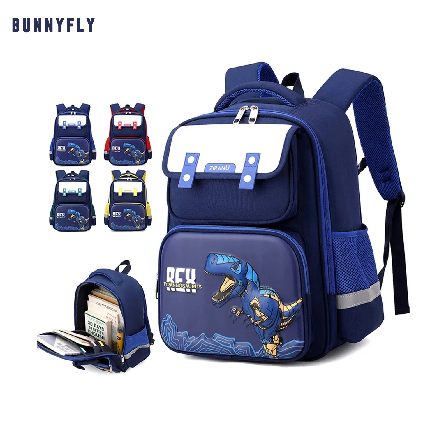 

BunnyFly Children School Bags for Girls Boys Kids Backpack Orthopedic Backpack Schoolbag Primary School Backpack Mochila