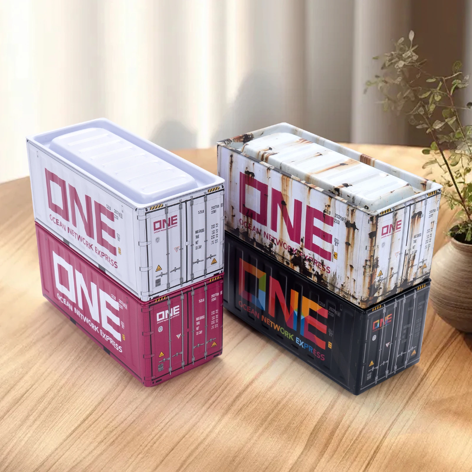 Miniatuur opslag display box desktop mini container model mini ijzeren opbergdoos creatieve decoratie verzamel kleine voorwerpen geschenken