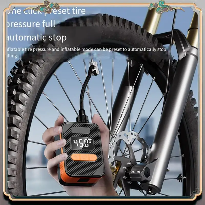 

Durable Electric Bike Pump Mini Bicycle Air Pump Electric Mountain Road Bicycle Air Pump Portable Household General