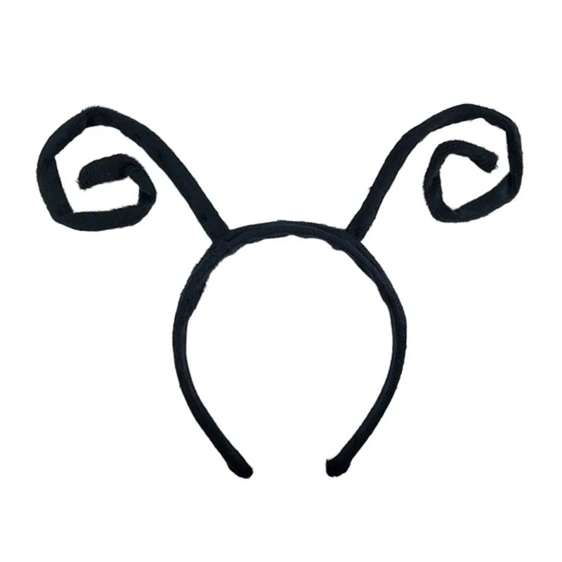 5ASD 할로윈 개미 헤드 밴드 할로윈 파티 의상 귀여운 나비 안테나 헤드 밴드