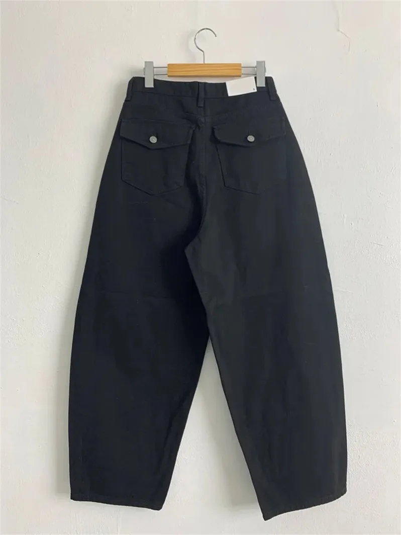 레트로 레이지 슬레 워크웨어 와이드 레그 캐주얼 팬츠 롱 트라우저 한국 스타일 봄 가을 겨울 여성 패션 스트리트웨어