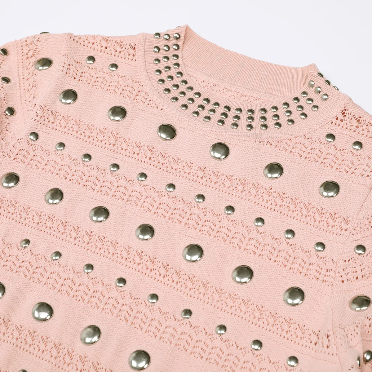 LEOSOXS Vestido maxi feminino luxuoso cravejado, punhos queimados e silhueta com babados para elegante tapete vermelho, estilo de gala, look 2025