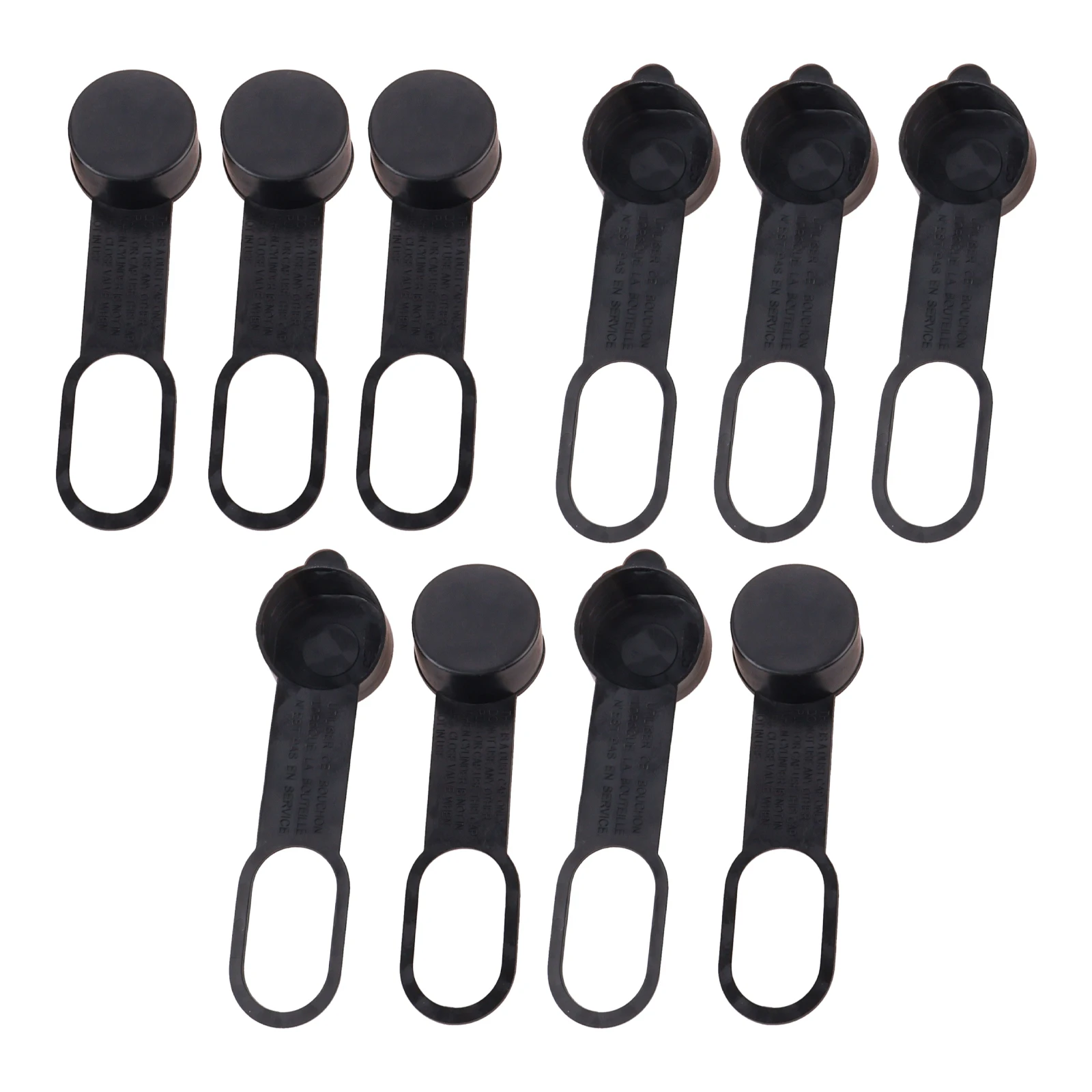 10Pcs QCC1 Propane Dust Caps Propane Tank Filler Valve Dust Cap Strap Gauge Fitting Thread Protection Sleeve Cap for Adapter