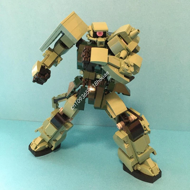 

543 шт. MOC MF-001 ZAKUes II строительные блоки Рождественская мастер-серия коллекционер идеально подходит для любителей моделей сборка подарок