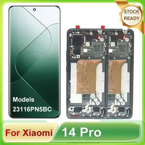 Bilashmart 6.73 LTPO AMOLED Xiaomi 14 Pro LCD Display Touch Screen Digitizer Assembly Mi 14 Pro 23116PN5BC Replacement Parts