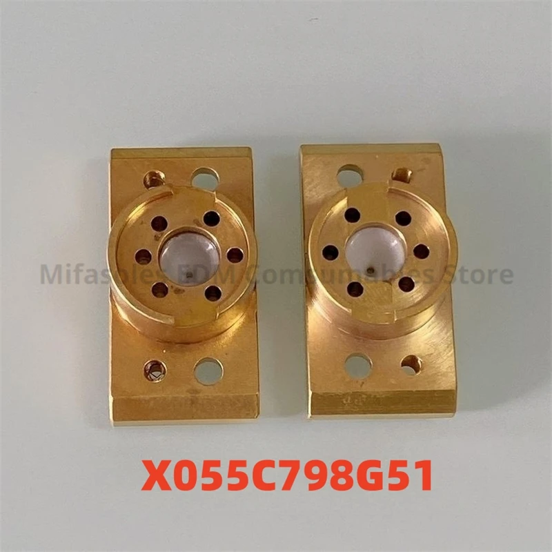 EDM X055C798G51 Die Guide Brass Plate Ø0.8mm Lower Guide for Mit -subishi DWC-BA8 series CNC Wire Cutting Machine