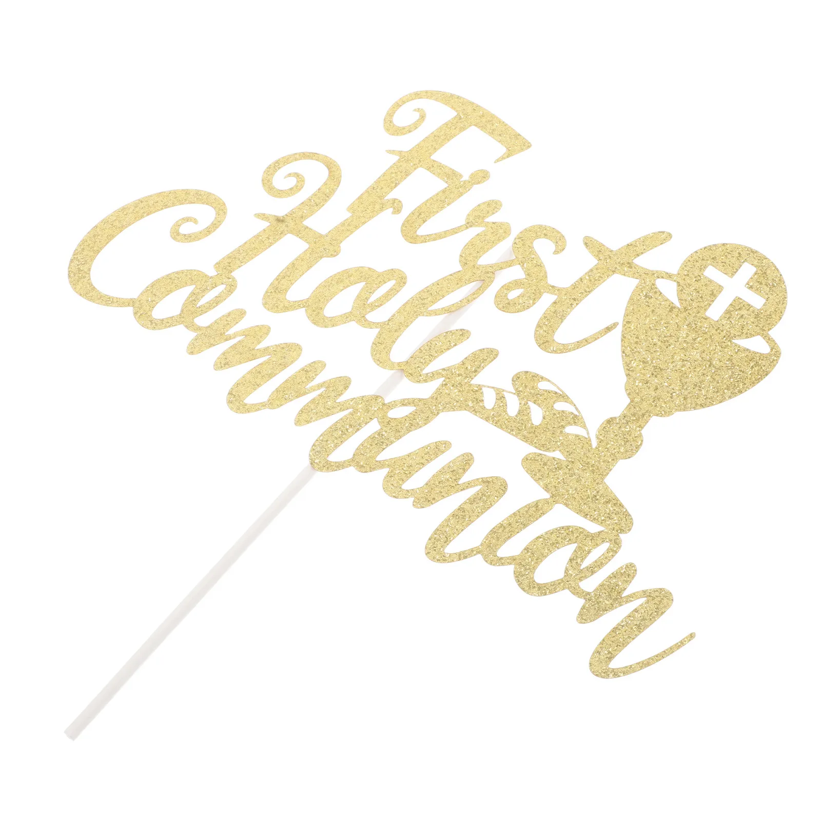 Décoration de gâteau pour Première Communion, insert croix élégant, décoration de gâteau pour baptême, fête, cérémonie religieuse