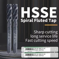 WALTETAP 1 pz HSSE-M35 JIS Standard con rubinetto scanalato a spirale bue a punta M2 M2.5 M3 M4 M5 M6 M8 M10 M12 maschi filettati a vite a macchina