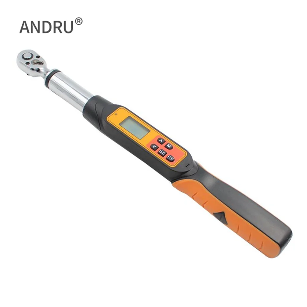 AWE4-340R 1/2 USB Interface Digital Angle Torque Wrench Bicycle Car Repair Tool Professional Adjustable Preset  Spanner