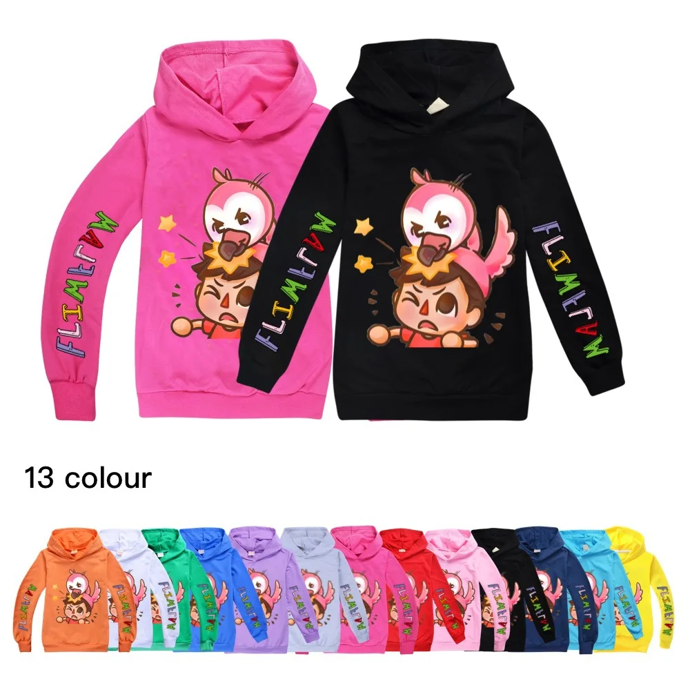 

2023 Autumn Anime Flamingo Youtube Game Albert Mr Flimflam Hoodie Kids Hooded Sweatshirts Baby Boys Casual Coats Girls Outerwear