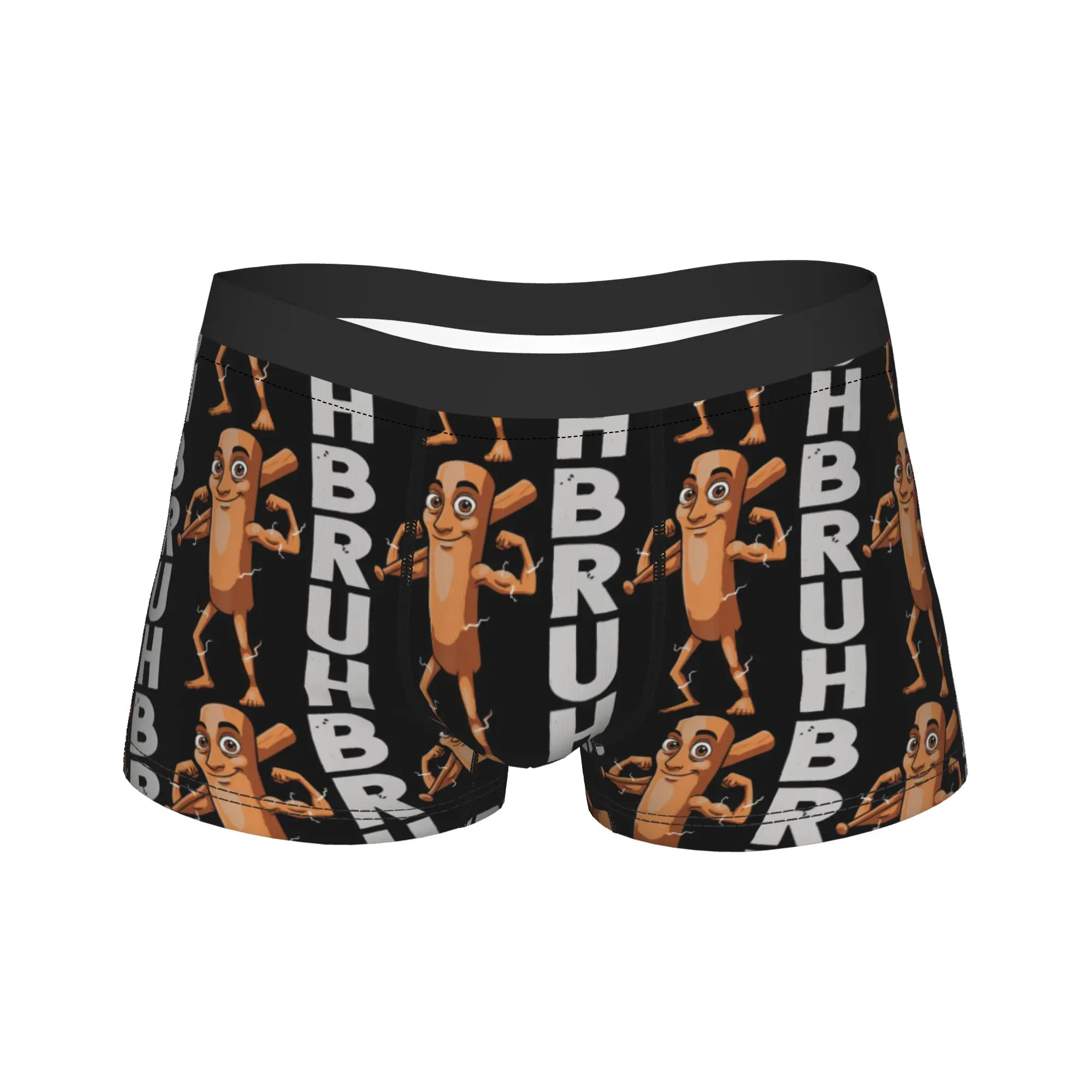 

Tung Tung Tung Sahur Surreal Italian Brainrot Meme Underwear Mens Panties Sexy Soft Boxershorts Hot Sale Shorts Briefs Plus Size