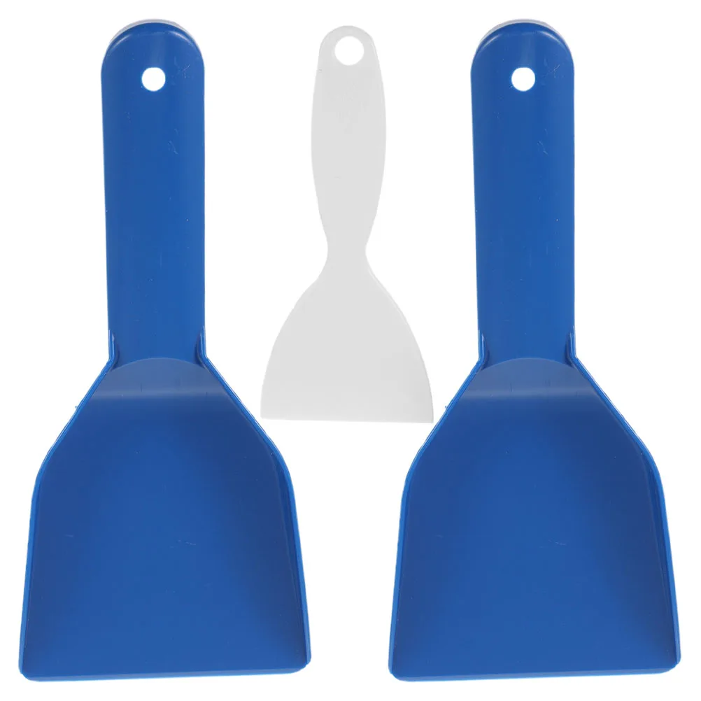 

3pcs Shovel Ice Scraper Portable Portable Ice Scrapers Efficient PP Material Winter Car Windshield Freezer Tool