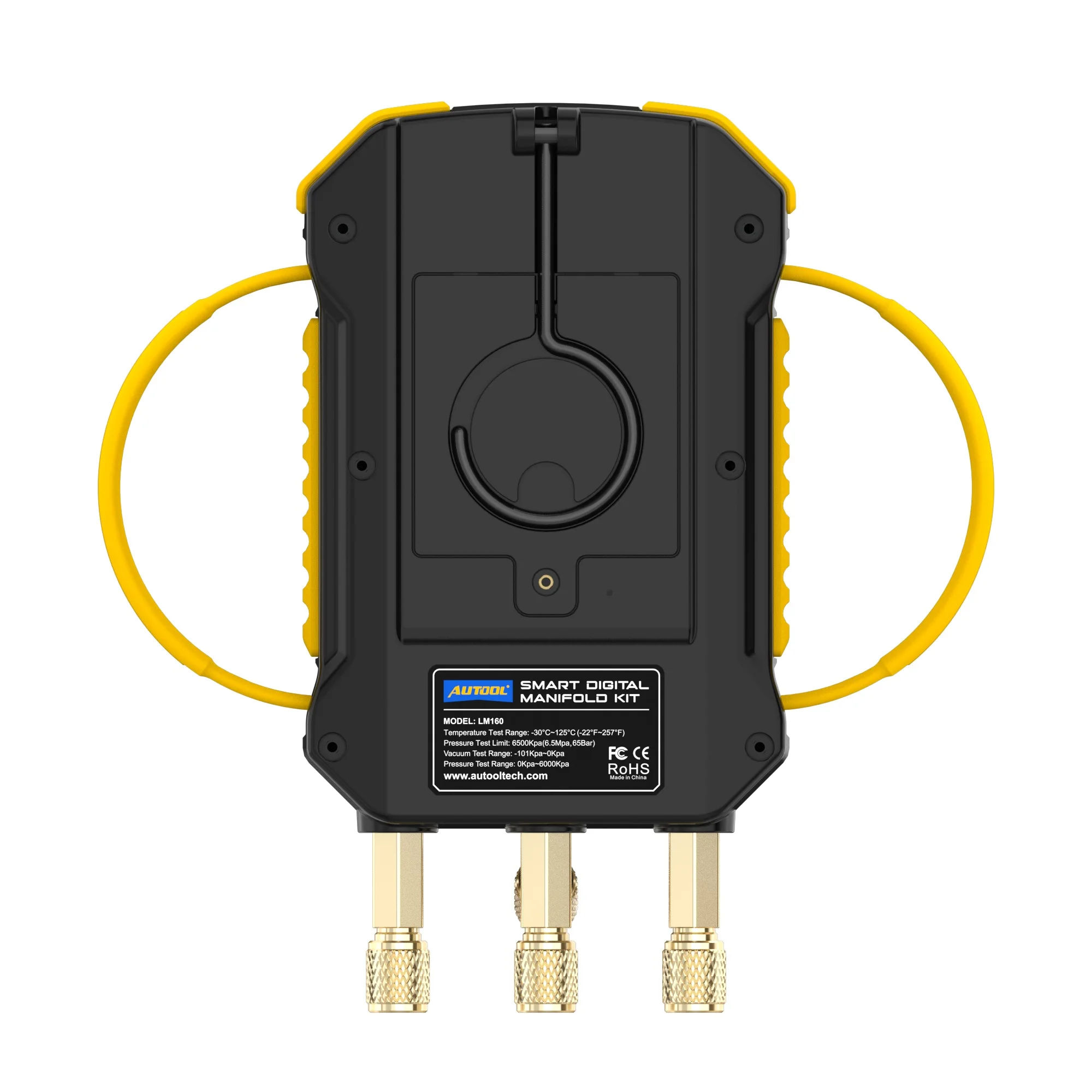 LM160 low pressure r410 R1150 R123 R1233zd R1234yf R124 R125 R142b R161 digital manifold refrigeration tools gauges